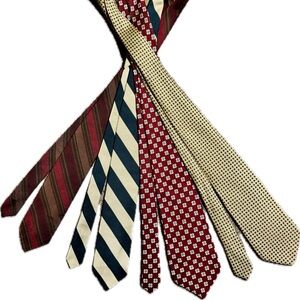 Vintage Polo Ralph Lauren Silk Tie Lot - Hand-sewn Quality Designer